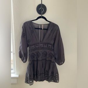 Free People Gray Dress